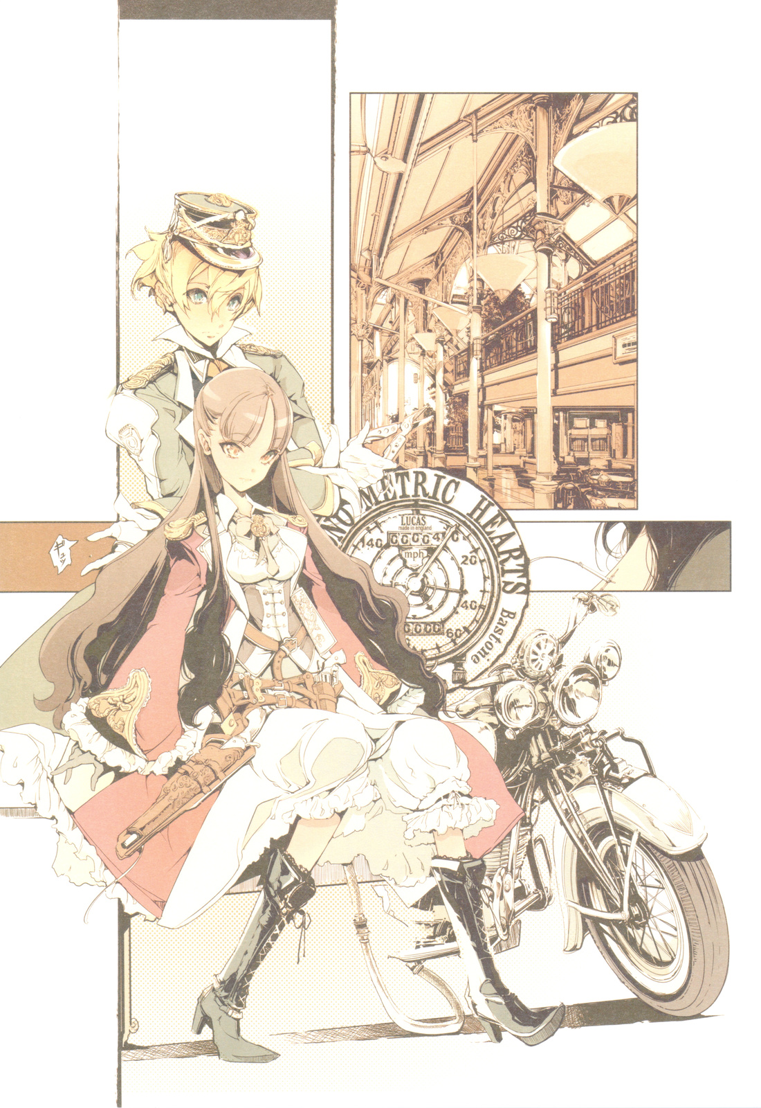 TETSUBA-TEKKI CHRONOMETRIC HEARTS#3 ROYAL HIGHLANDERS + Paper page 7 full