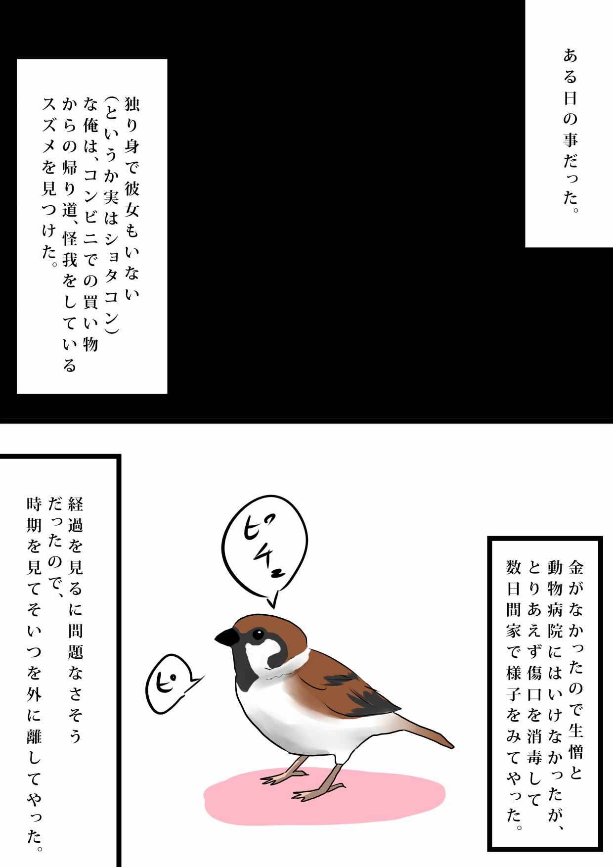 Suzume no Ongaeshi ~Hirotta Suzume wa Otokonoko~ page 2 full