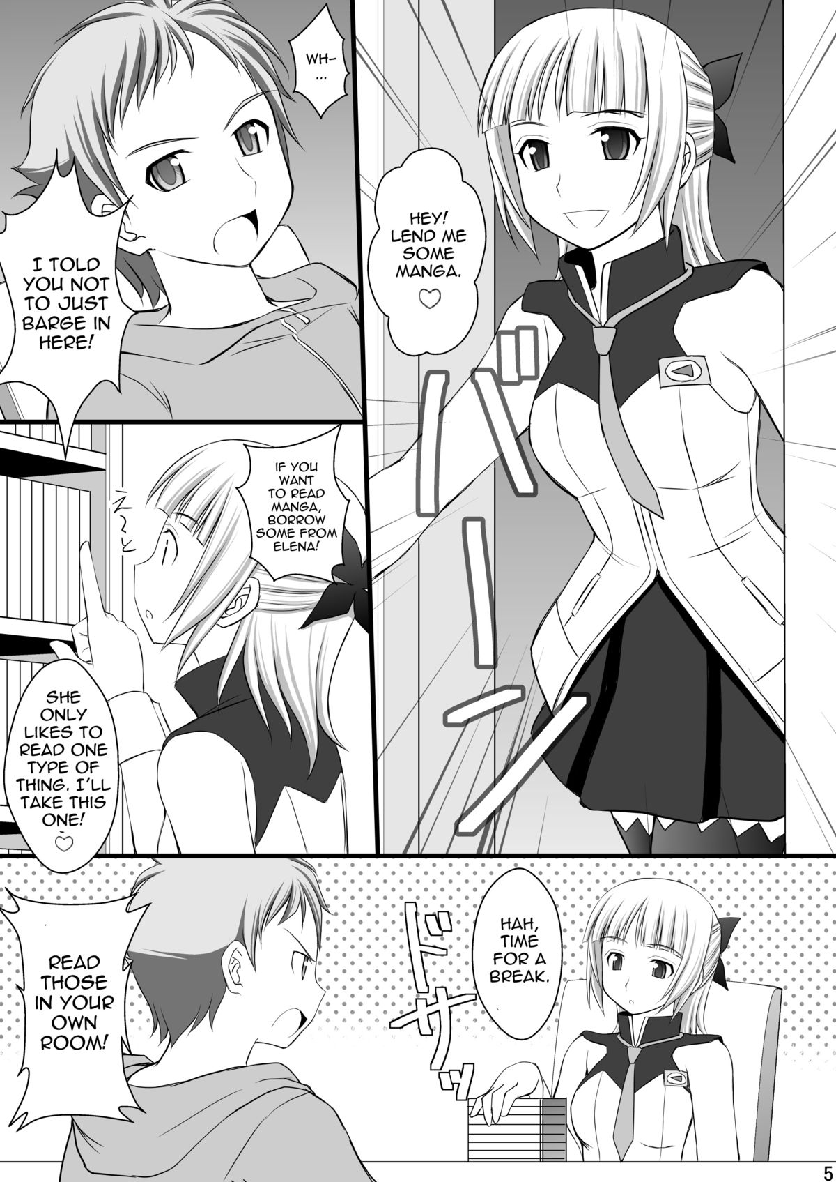 Kichiku na Ao Kimi to Fleur-tan no Oshiri page 4 full