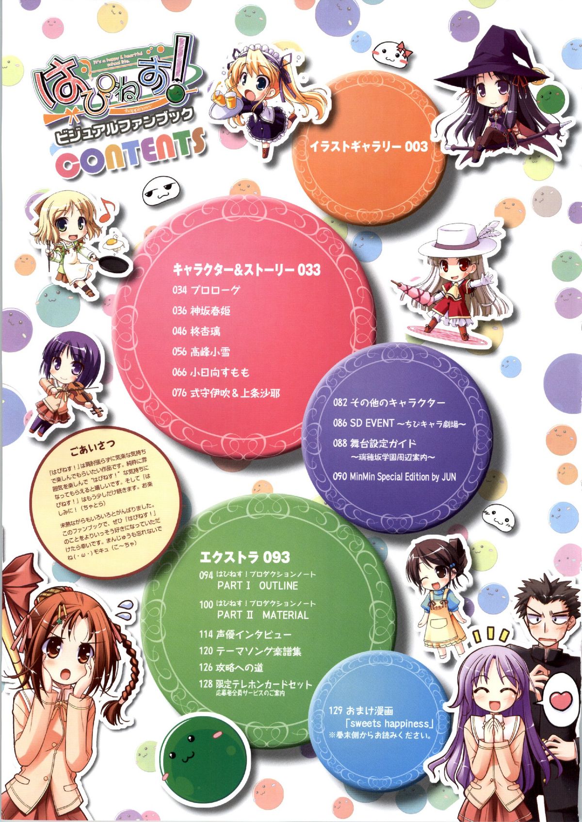 Happiness! Visual Fanbook page 10 full