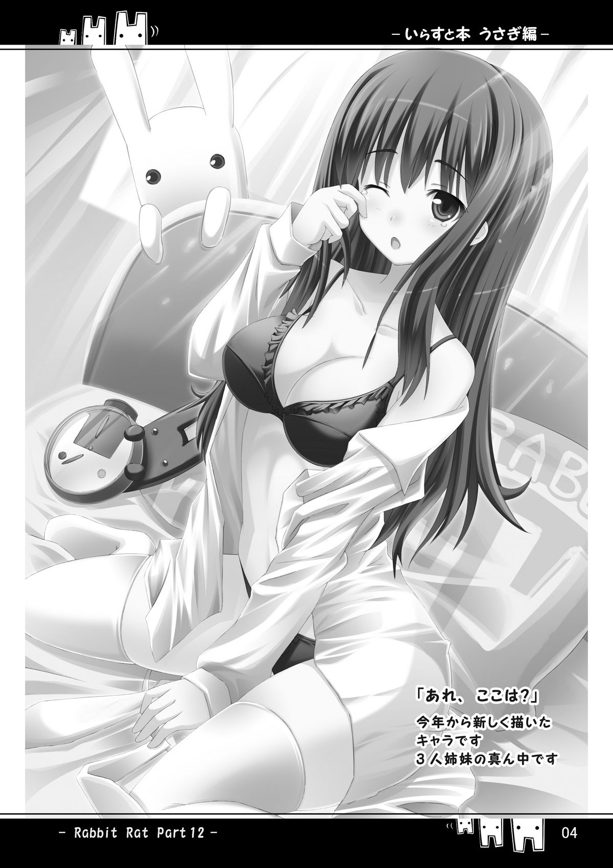 Hen bunny illustration book -Rabbit Rat Part12- page 3 full