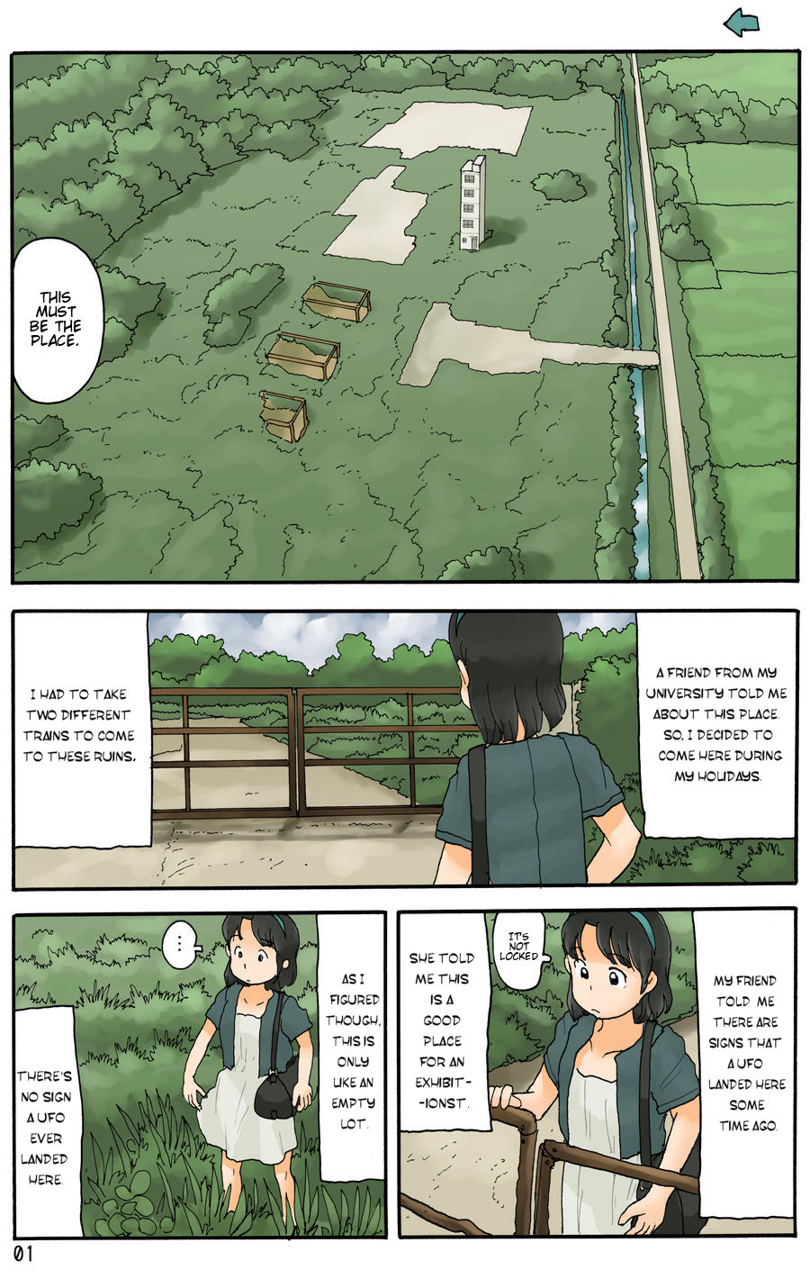 Haikyo ni Suisou | The Mystery of the Water Tanks page 3 full