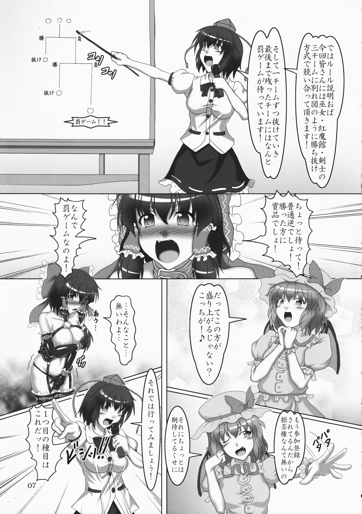 Touhou Bondage Undoukai!! page 7 full
