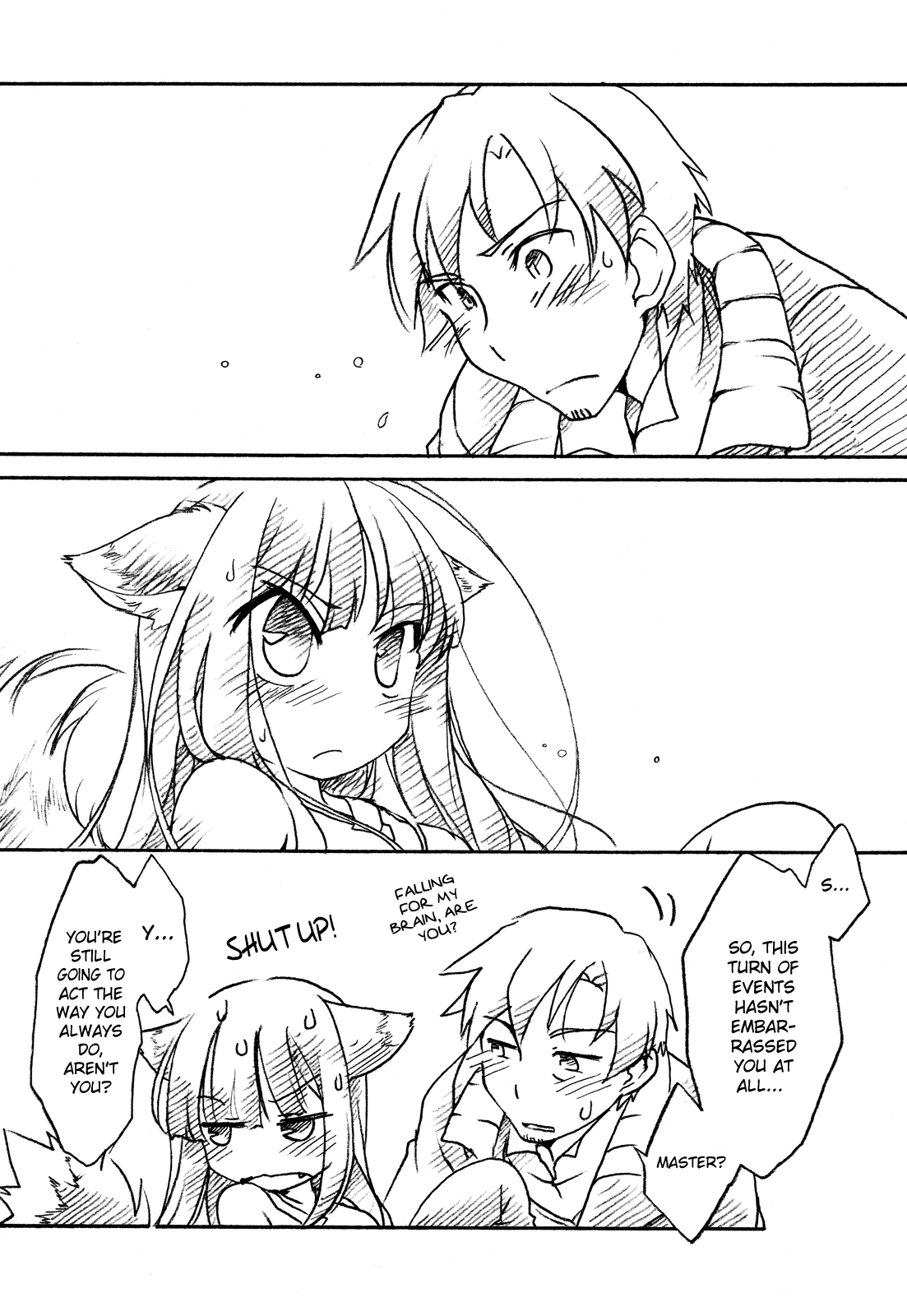 Ookami ga Koushinryou | Wolf is Spicy   ==Strange Companions== page 5 full