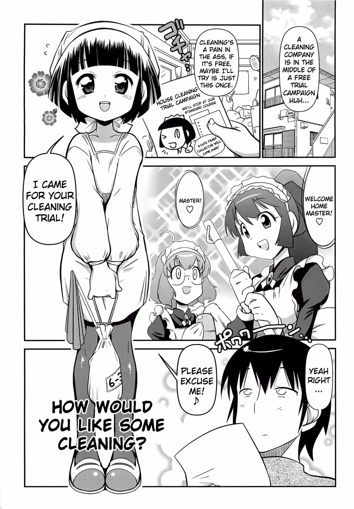 Cleaning wa Ikaga deshou? | How Would You Like Some Cleaning? page 1 full