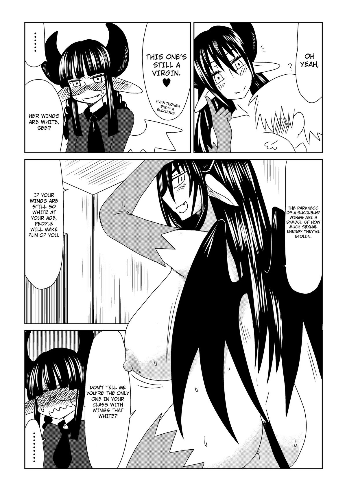 Shojo Succubus wa Hane ga Shiroi. | The Wings of a Virgin Succubus are White page 5 full