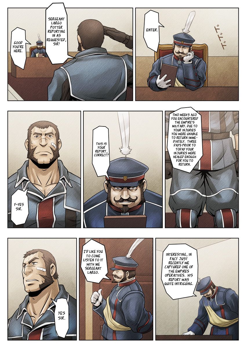 Senjou no Nikubenki | The Battlefields Muscle Urinal page 3 full