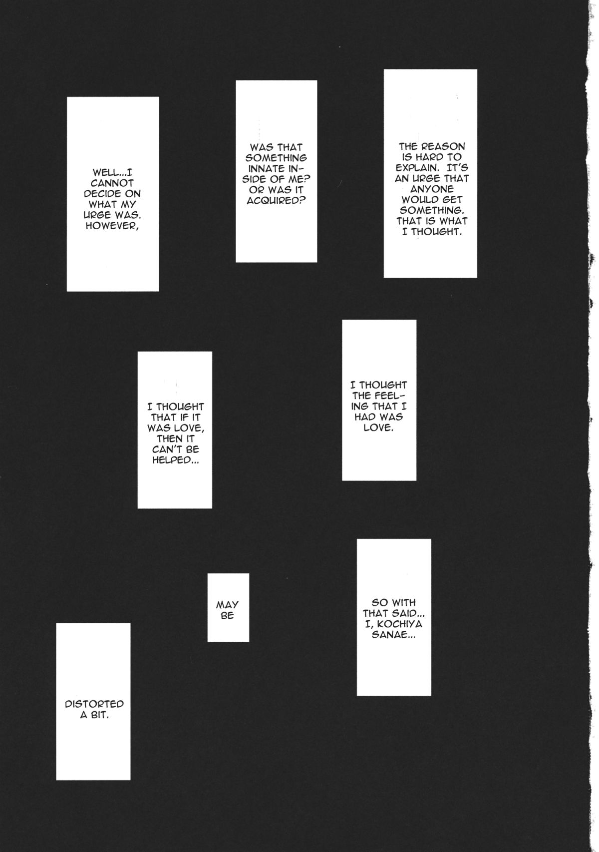 Kochiya Sanae wa Yuganderu page 3 full