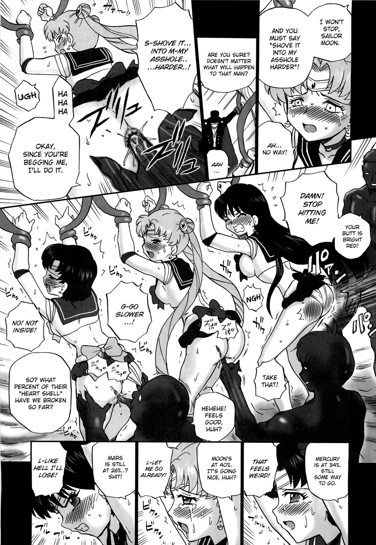 Tail-Man Sailormoon 3Girls Book page 10 full