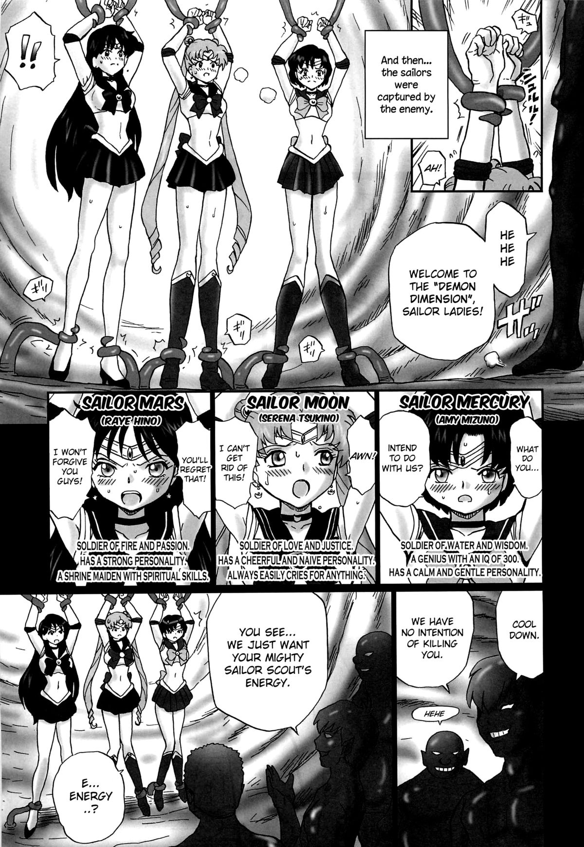Tail-Man Sailormoon 3Girls Book page 4 full