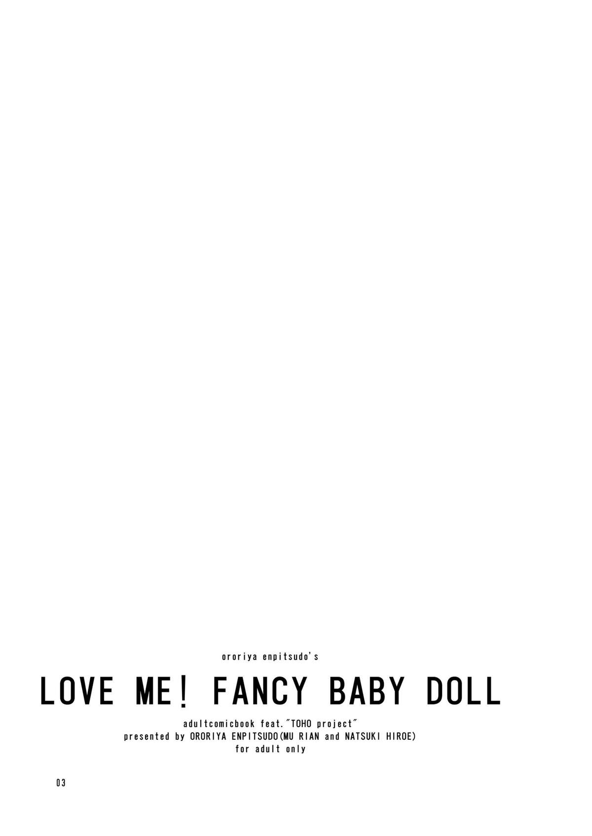 Love Me! Fancy Baby Doll page 3 full