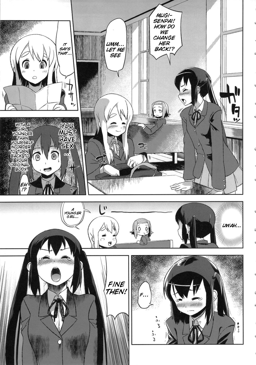 K-ON Drill Futanari!! 2 page 6 full