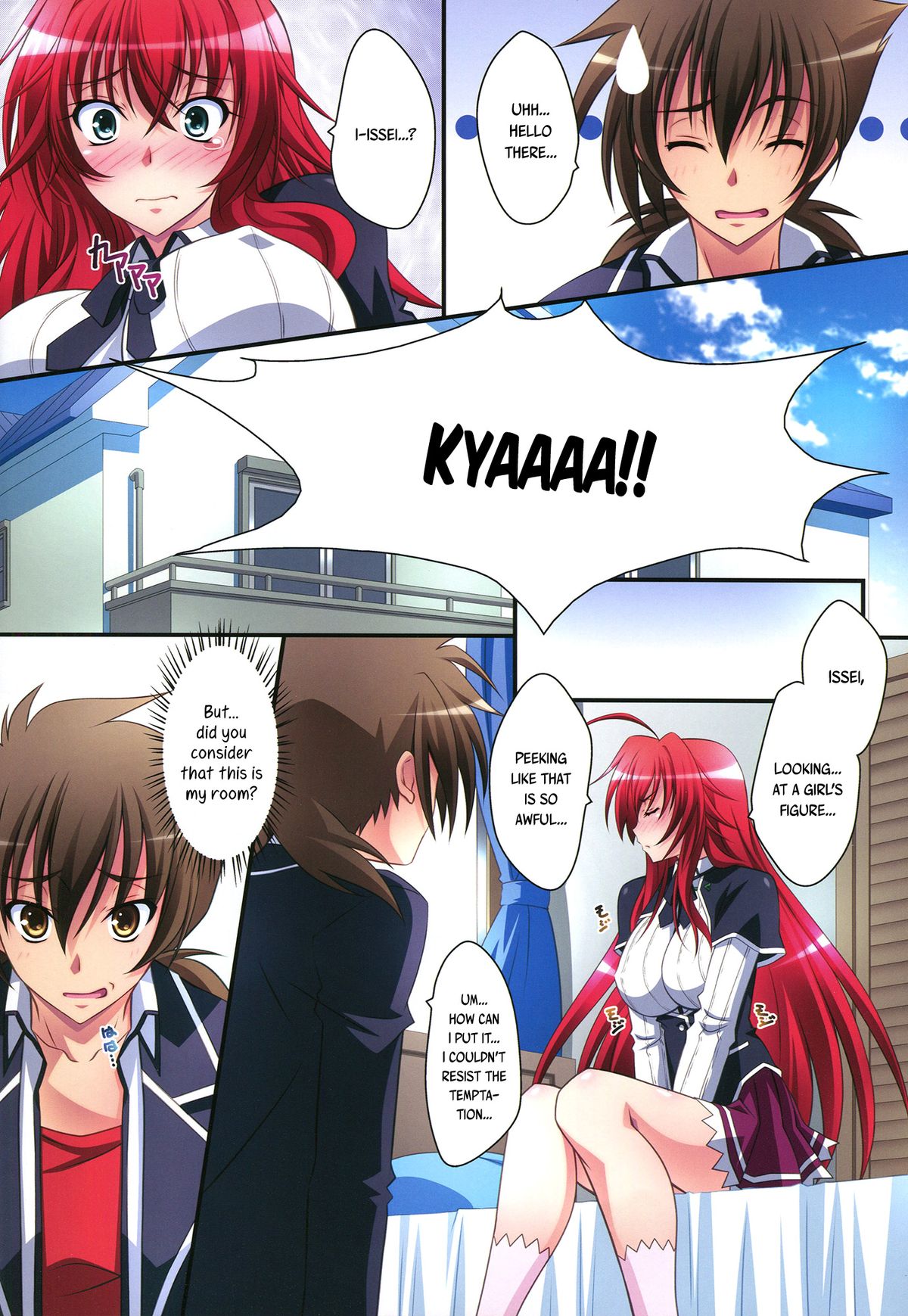 Scarlet princess "Rias Daisuki!" | Scarlet princess "I Love Rias!" page 9 full