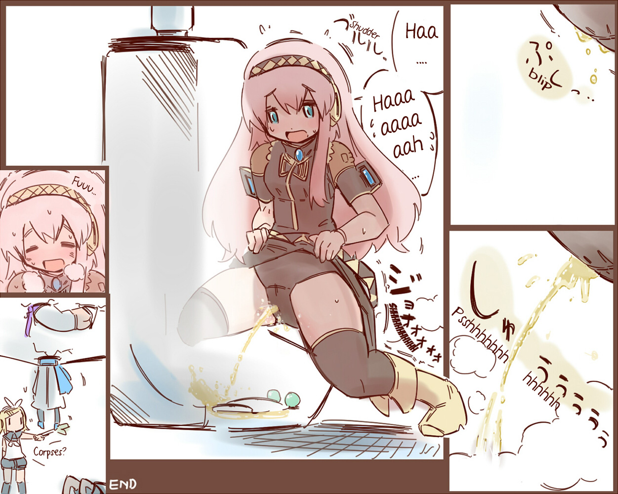 Hanomidori Omorashi/Desperation Collection page 8 full