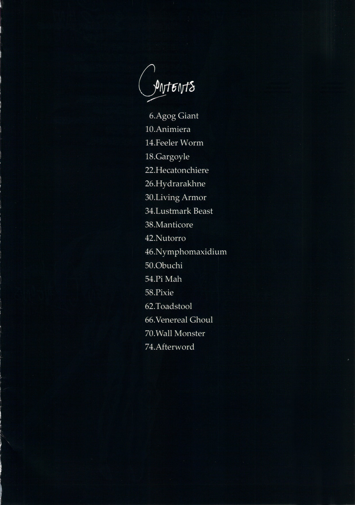 Bestiary II -Monster Daihyakka- page 5 full