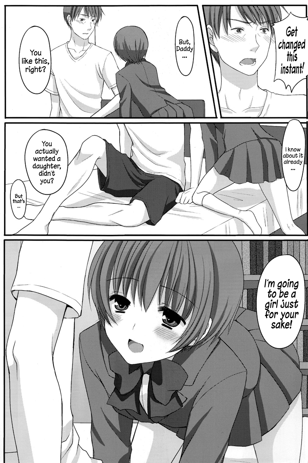 Otou-san no Tame ni Musume ni Naru no | I'm Going to be a Girl Just for Daddy  =SW= page 3 full