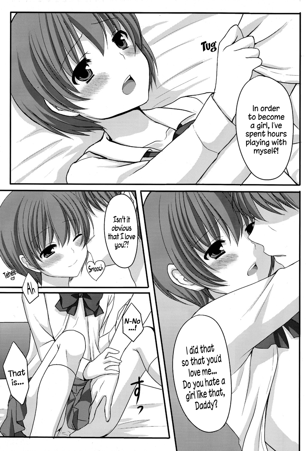 Otou-san no Tame ni Musume ni Naru no | I'm Going to be a Girl Just for Daddy  =SW= page 6 full