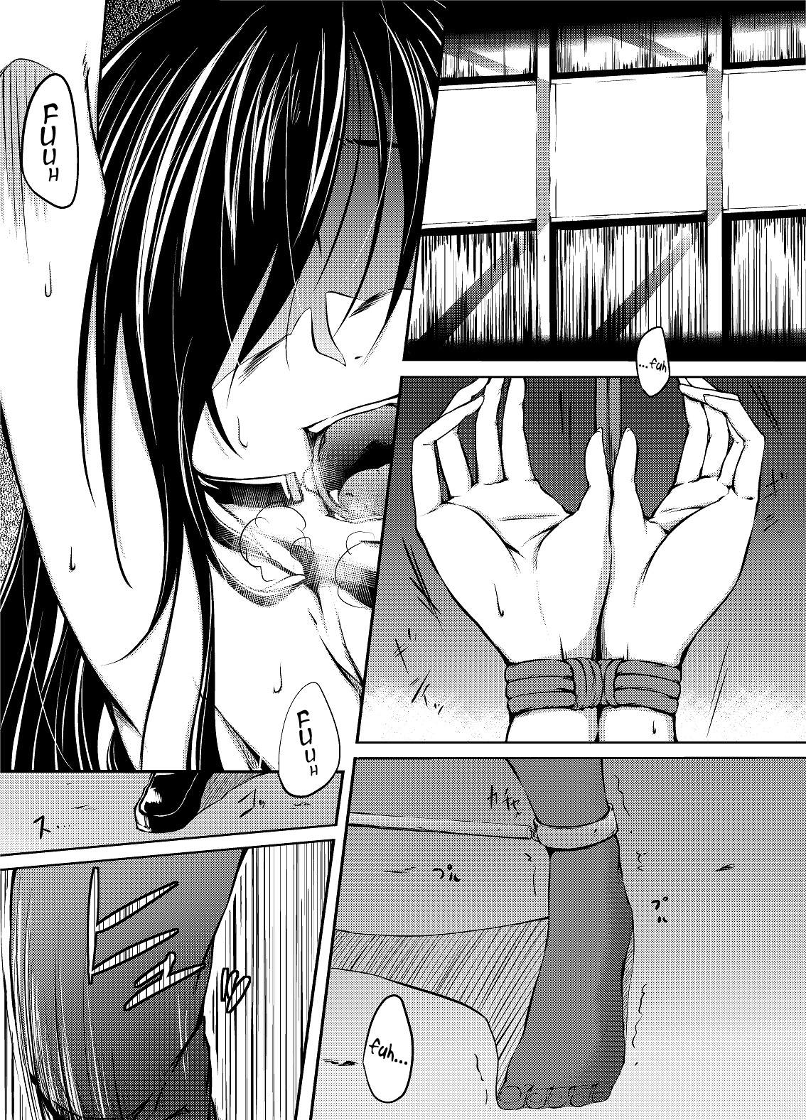 Kuroyukihime no Manko o Tada Hitasura ni Itamekkeru Manga   =LWB= page 1 full