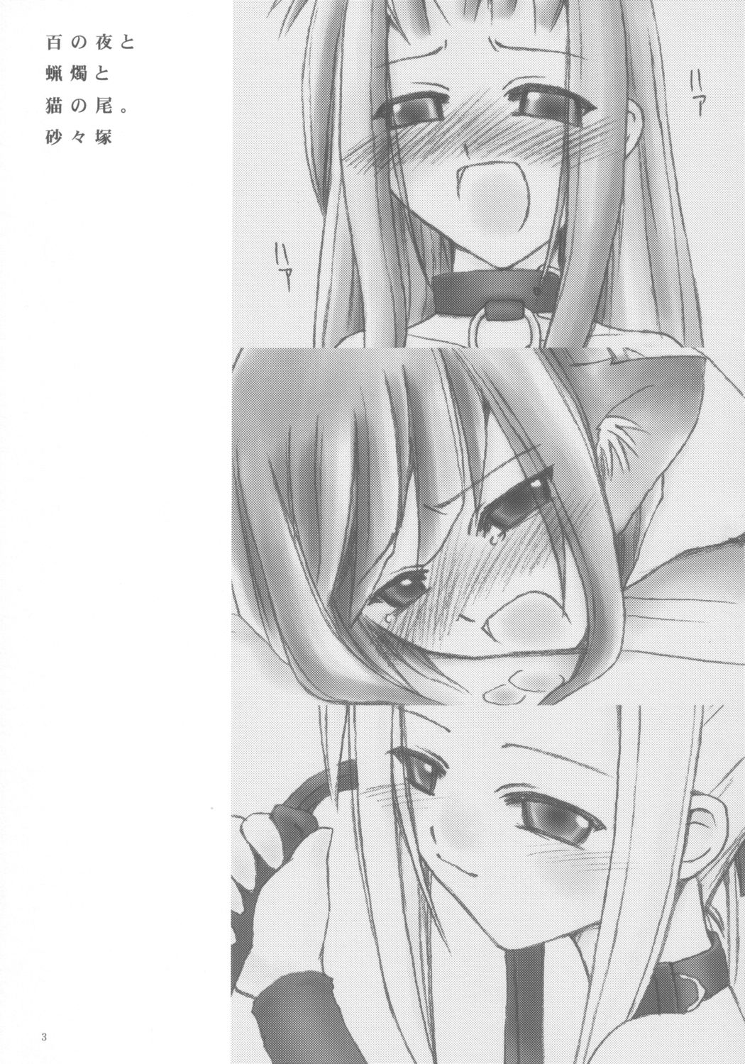 Hyaku no yoru to rousoku to neko no o page 2 full