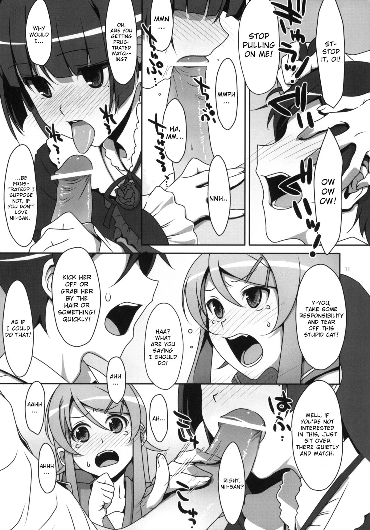 Kuroneko to Imouto ni Kenka Suru Hodo Aisarete Nemurenai Hon page 10 full