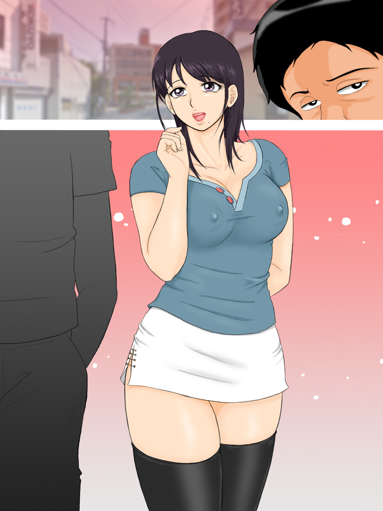 ~Machi de Mikaketa Doukyuusei no Tsuma ga Amari ni Shiawase Sou datta no de Moteasonde Yatta ~ Figure Ka Shite Yaru! Vol. 4 page 3 full