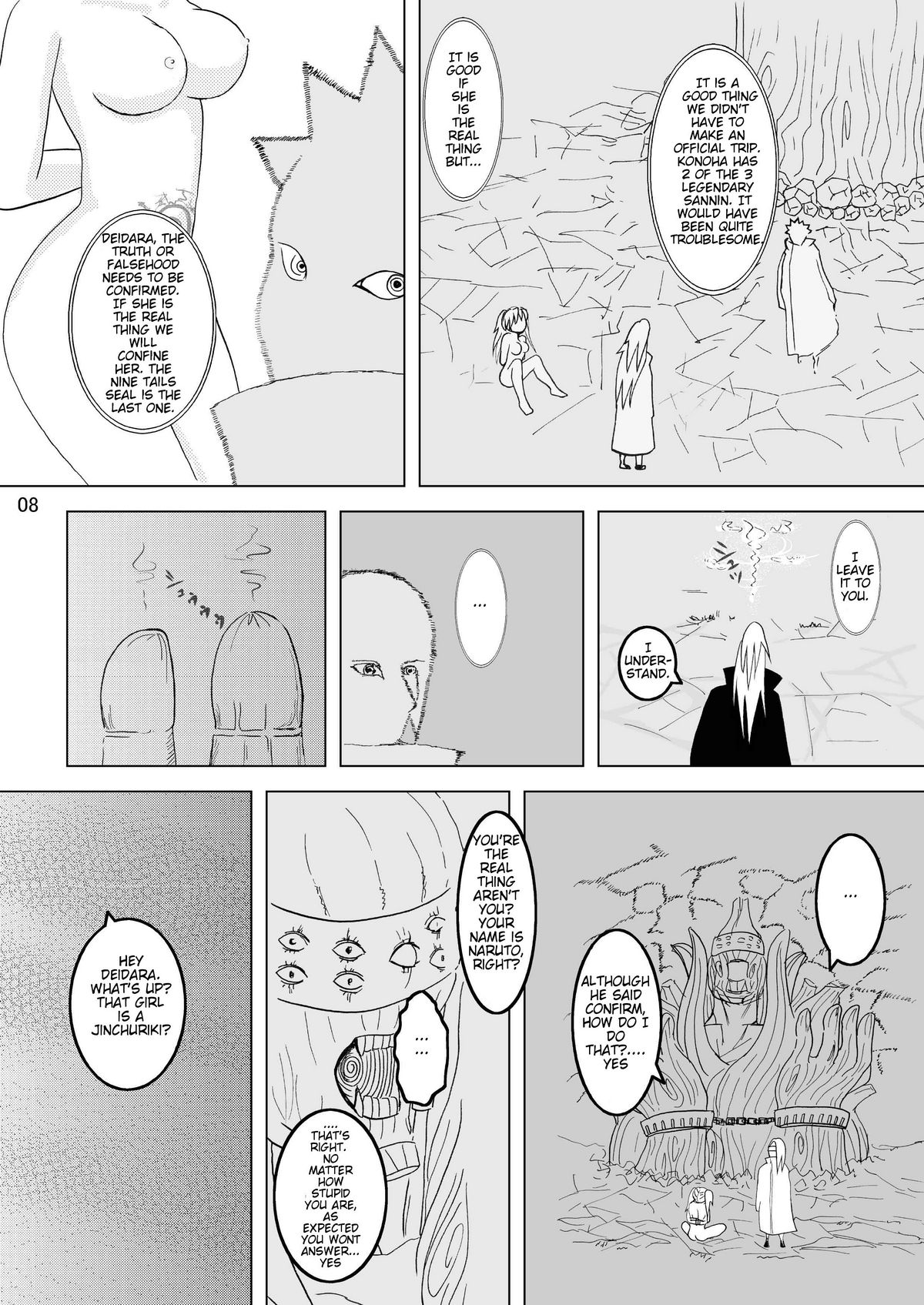 Minna de Naruko ～ Akatsuki Hobaku Hen ～ page 8 full