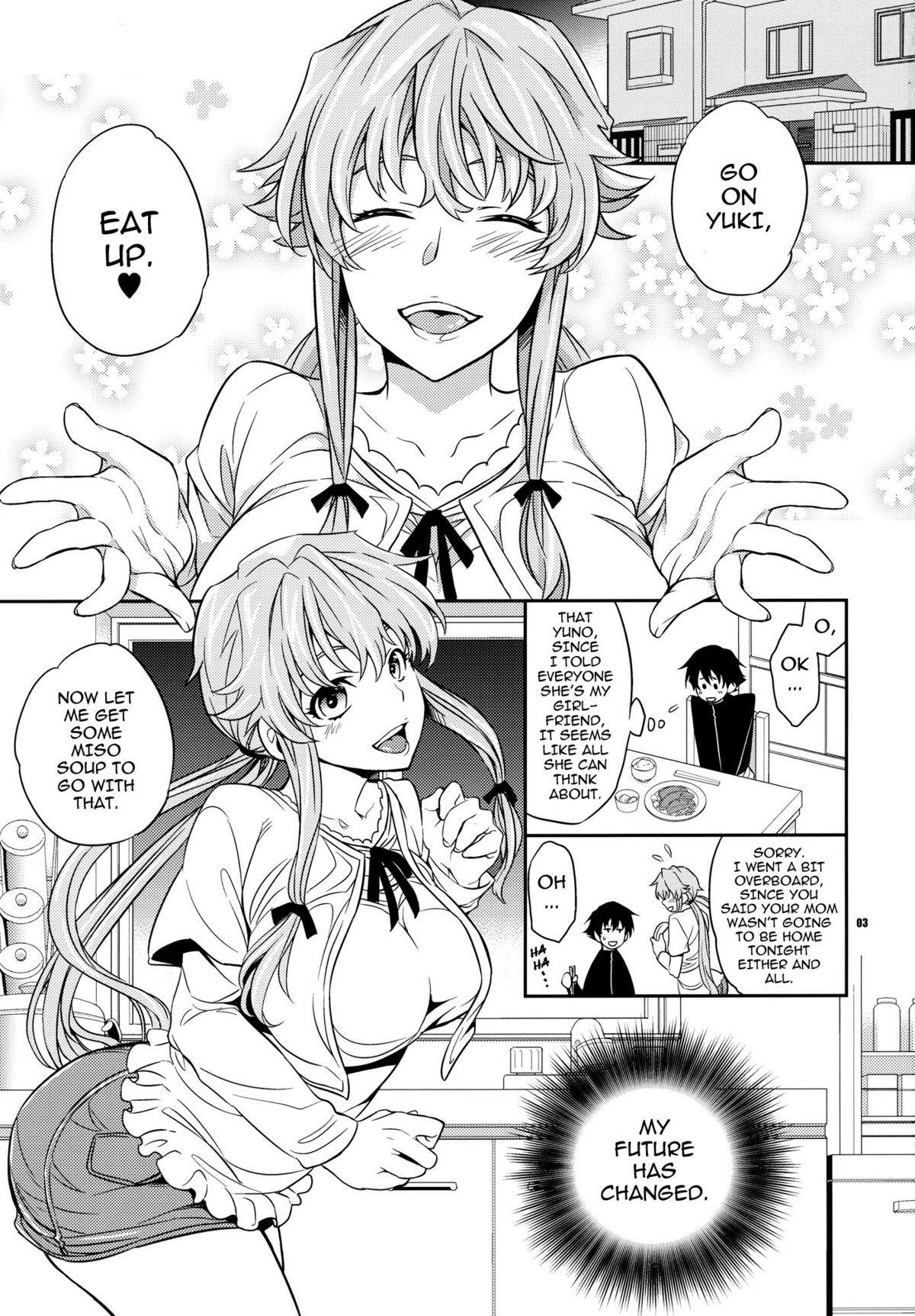 Yuki Yuno Ai no Mirai Nikki + 2011 Winter Omake page 2 full