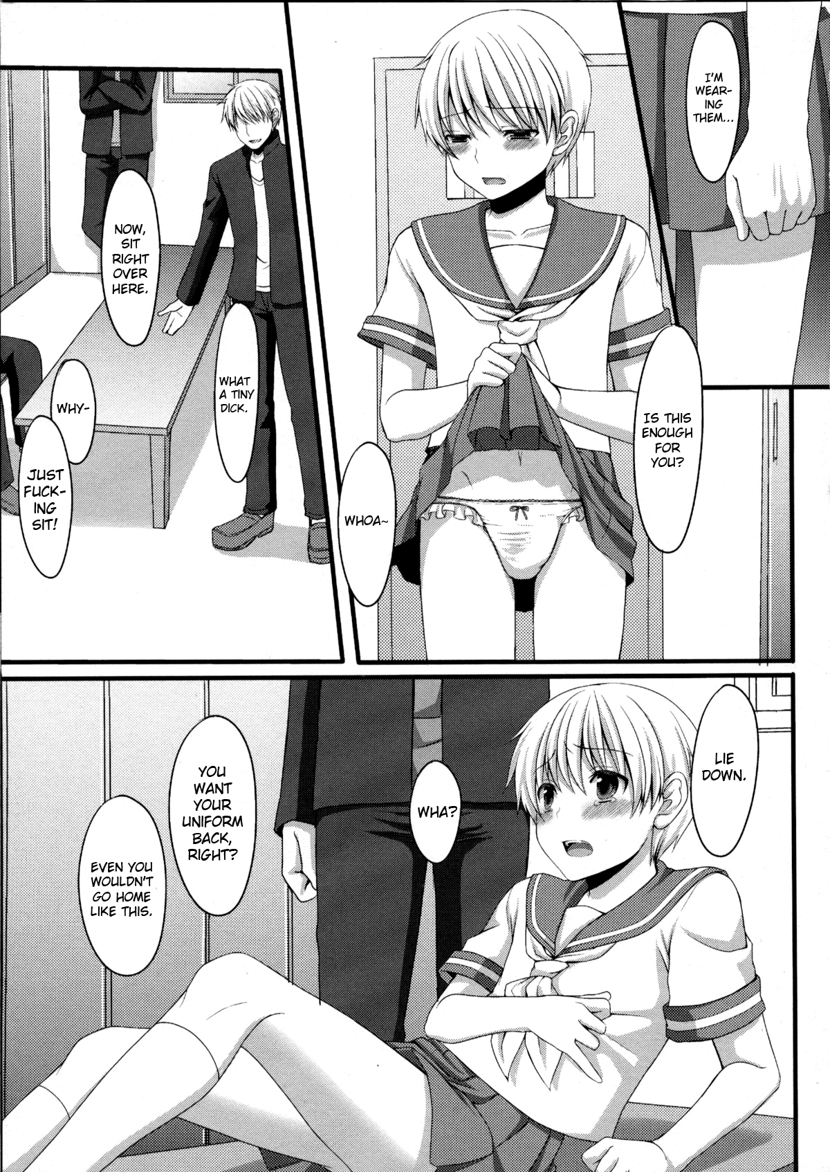 Shounen ni Josousasete Ijimete Mita | Let's Force Him to Crossdress and Rape Him  =LWB= page 4 full