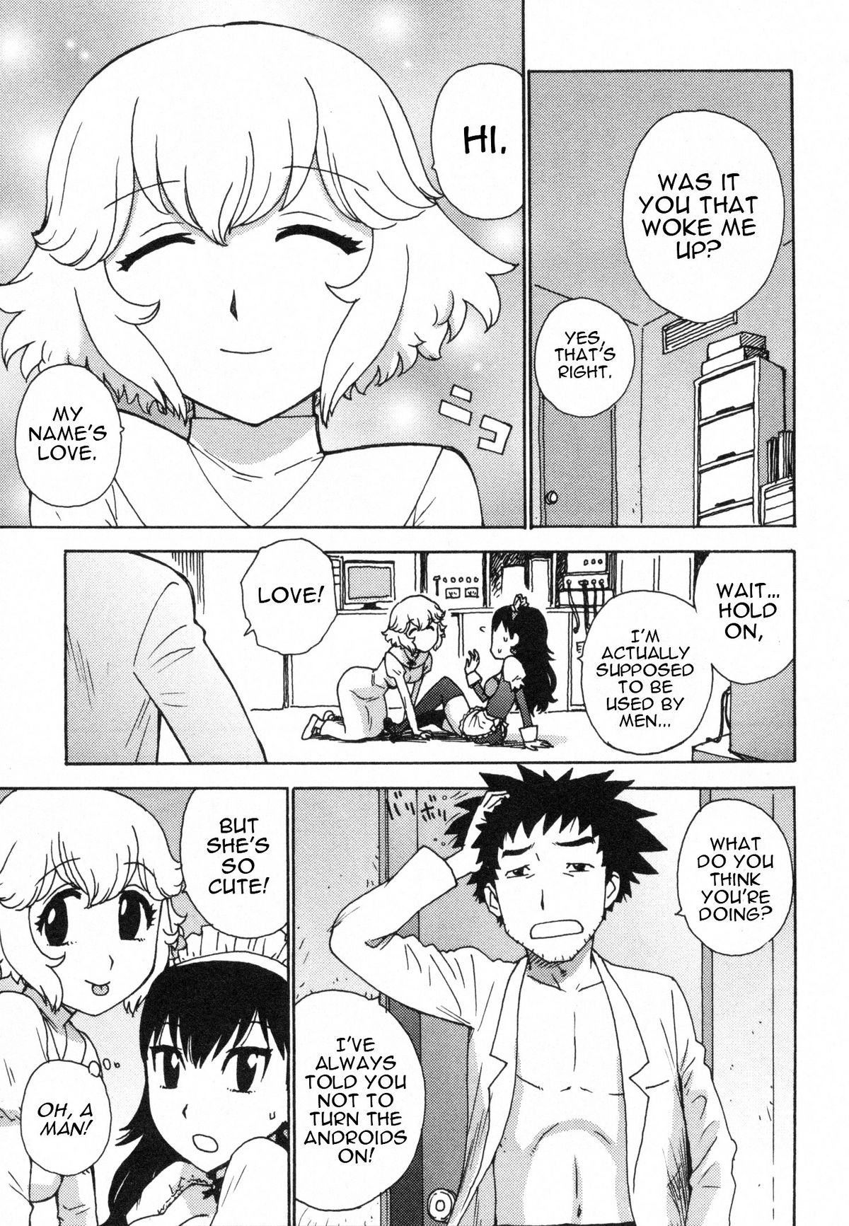 Eve to Love - Eve and Love, The Mechanical sweethearts. page 9 full