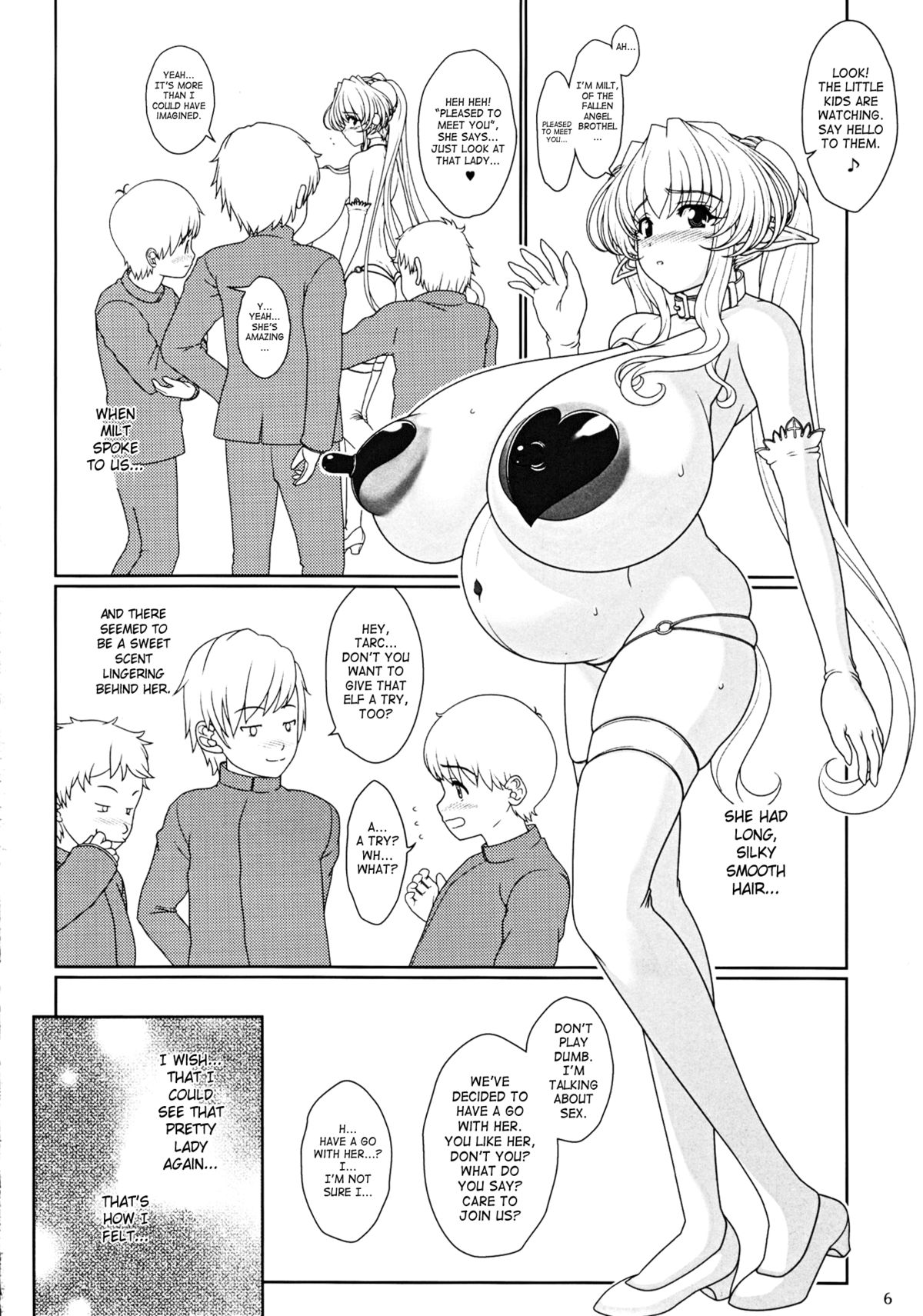 Aru Shounen to Dorei Shoukan no Ninpu Elf | A Boy And A Pregnant Elf From A Slave Brothel page 6 full