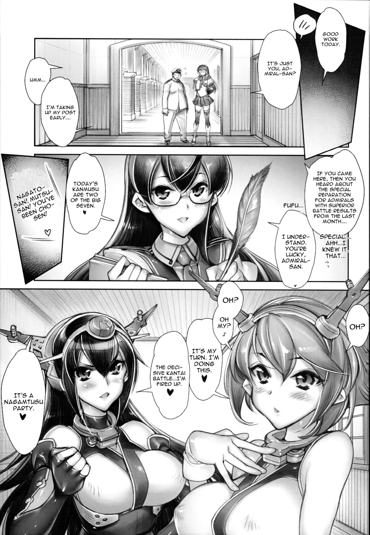 KanColle -SEX FLEET COLLECTION- Nagato Mutsu page 5 full