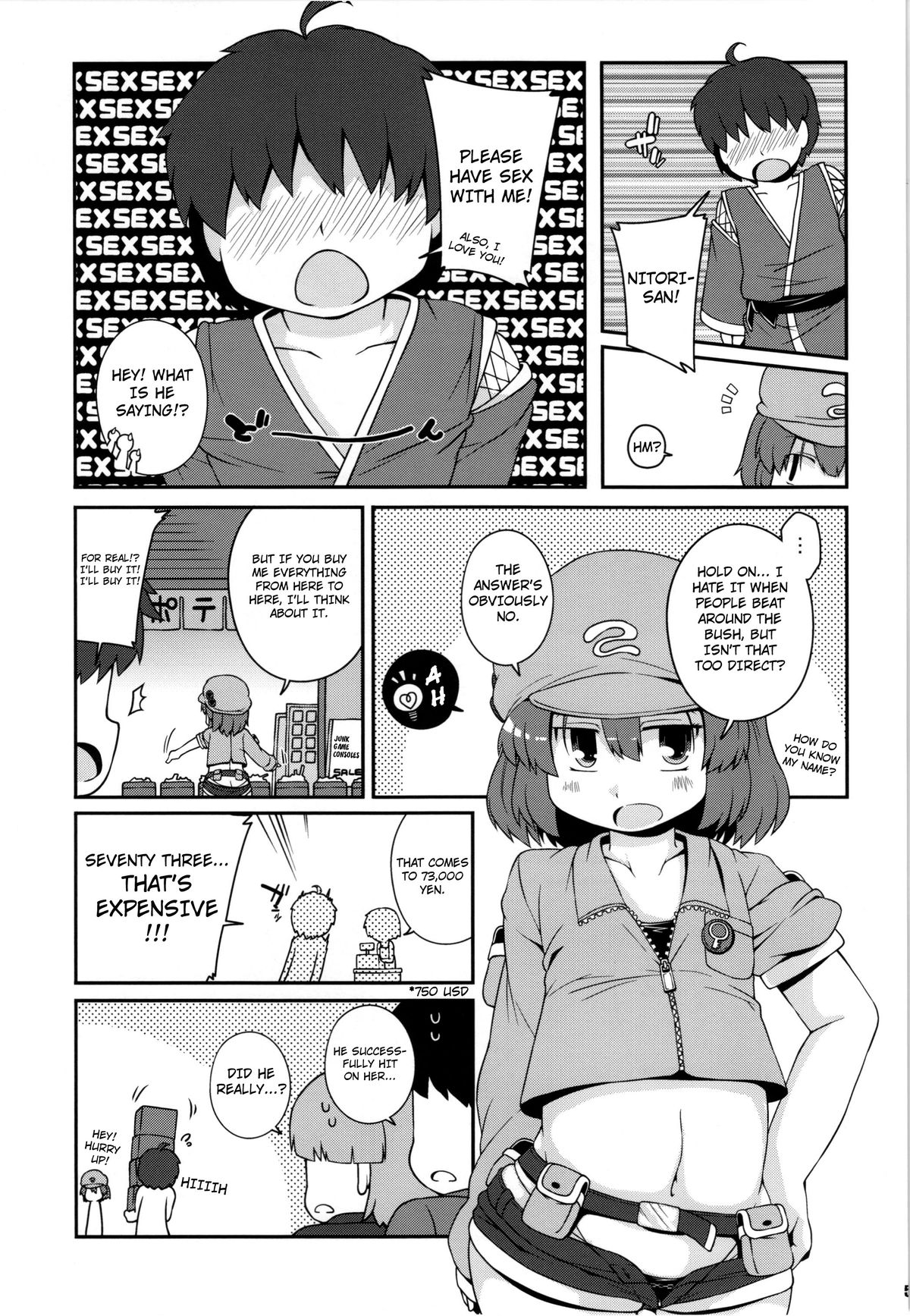 Akusei Kawashiro Nitori-san | Licentious Kawashiro Nitori-san page 4 full