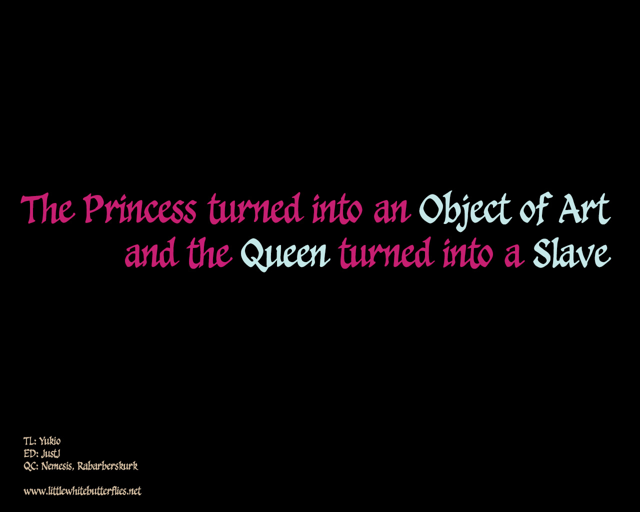 Objet ni Sareta Oujo-sama Dorei ni Natta Ouhi-sama | The Princess turned into an Object of Art and the Queen turned into a Slave  =LWB= page 8 full