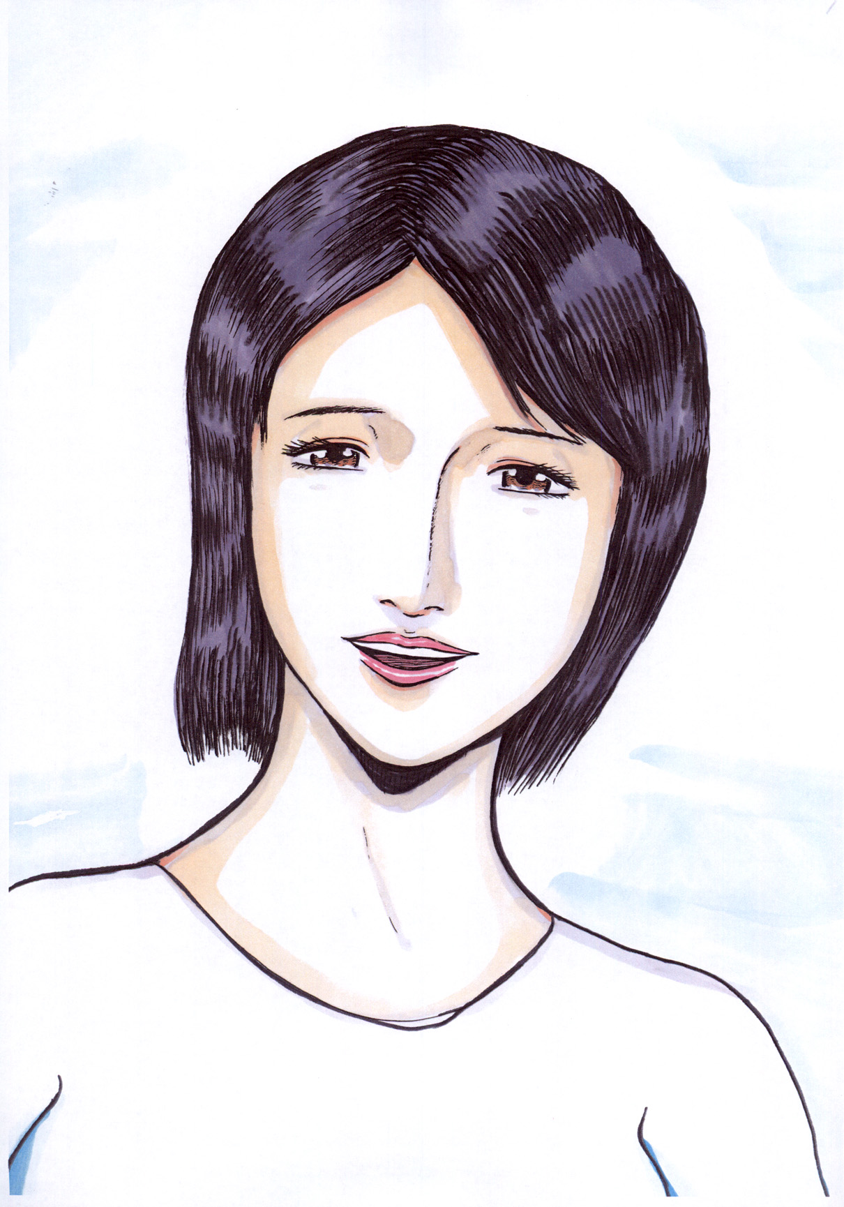 Ai suru Otto to Sanpo suru Hitozuma e Mukerareru Yokoshima na Shisen page 1 full