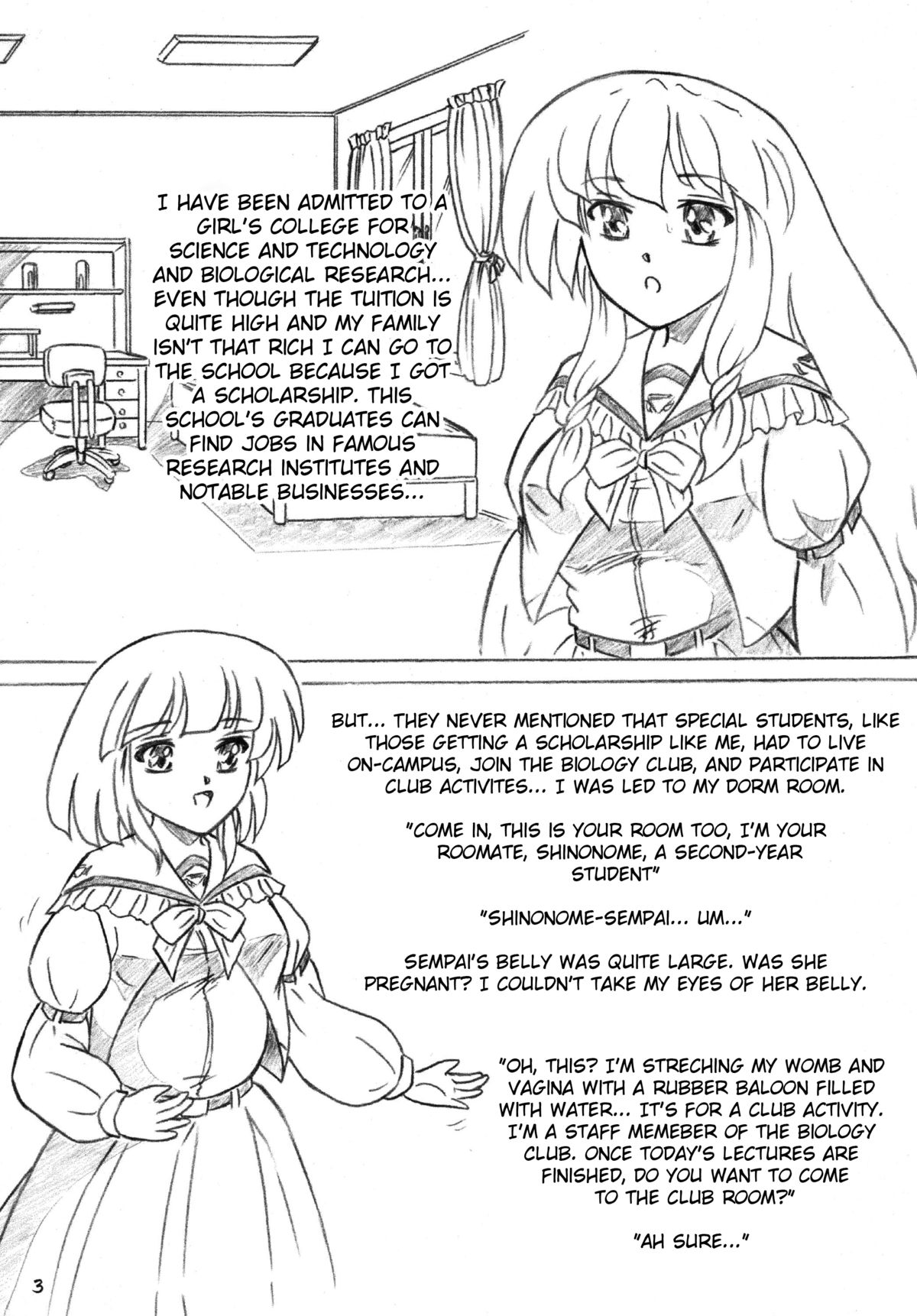 Ikimono Club, Omake Copybon 2-Satsuzuke | Biology Club page 2 full