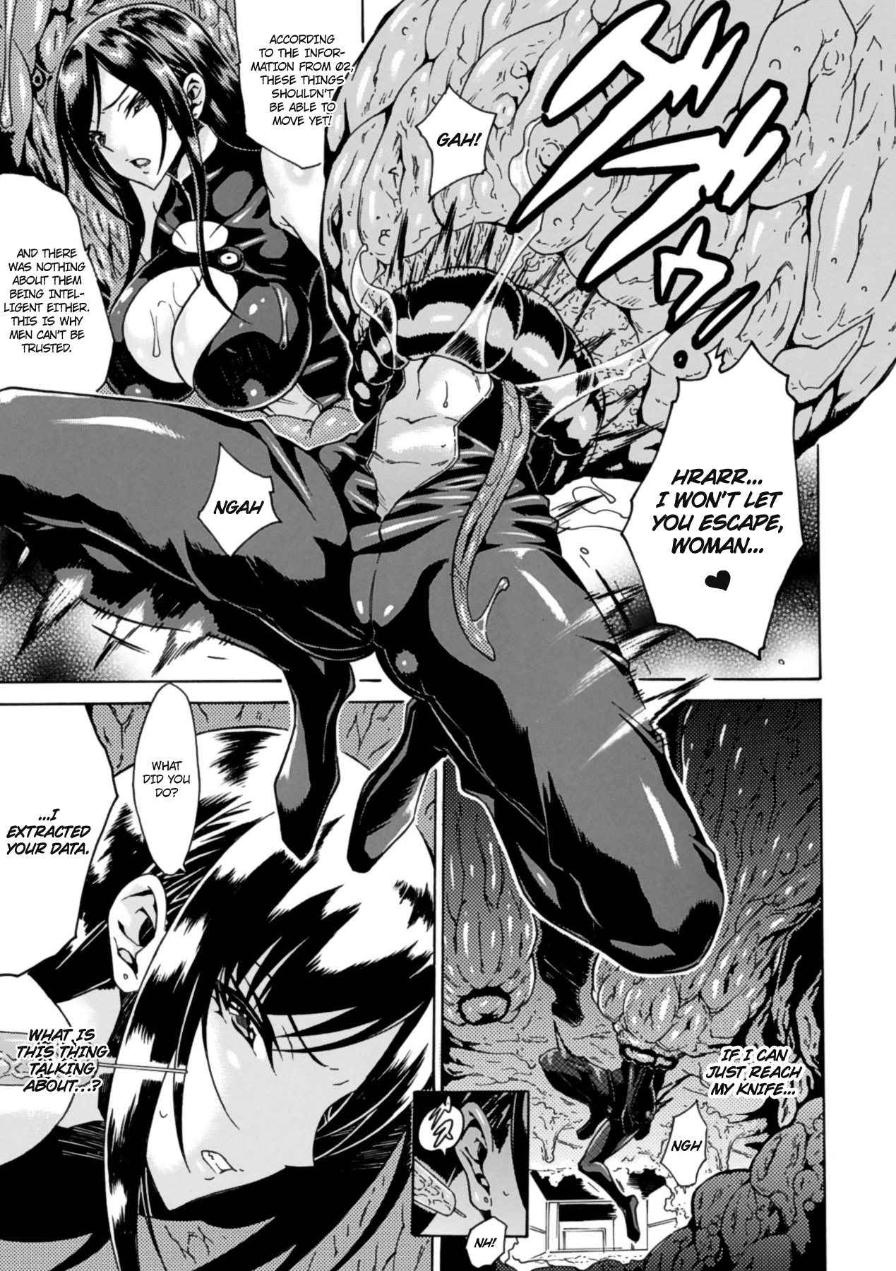 Marunomi Iki Jigoku Monster ni Hoshokusareta Heroine-tachi | The Orgasmic Hell of Being Swallowed Whole - Heroines Preyed On by Monsters Vol. 1  =Ero Manga Girls + Rinruririn= page 8 full