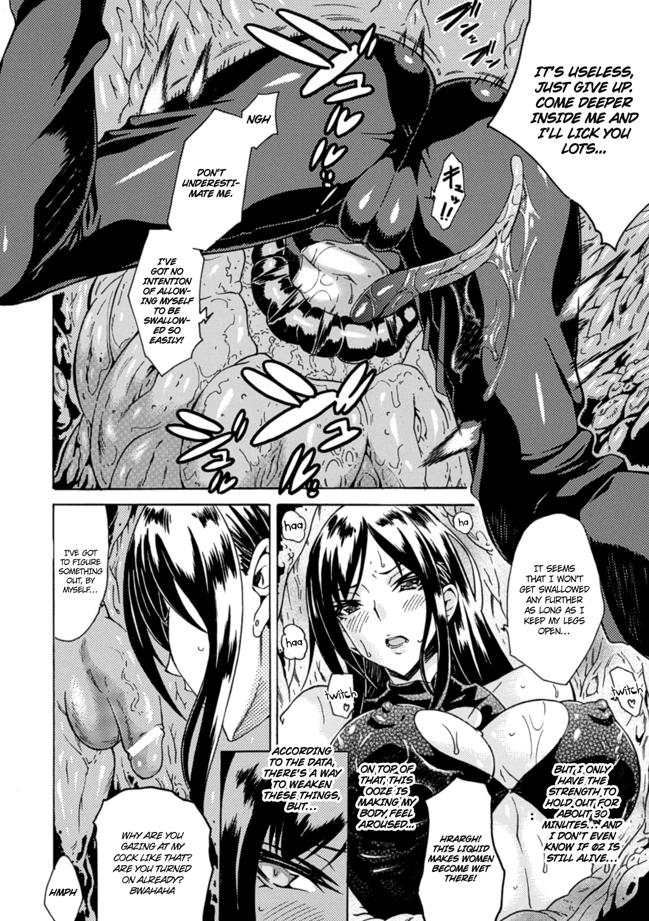 Marunomi Iki Jigoku Monster ni Hoshokusareta Heroine-tachi | The Orgasmic Hell of Being Swallowed Whole - Heroines Preyed On by Monsters Vol. 1  =Ero Manga Girls + Rinruririn= page 9 full