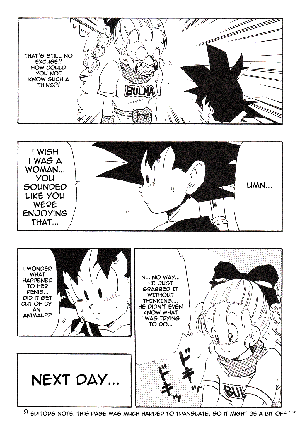 Dragon Ball EB 1 - Episode of Bulma page 9 full