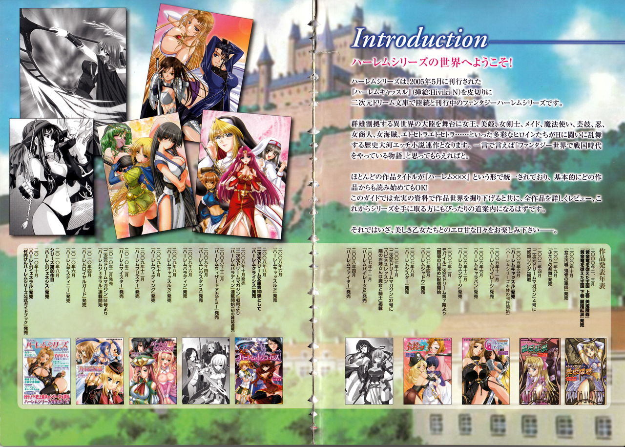 Takeuti Ken's Harem Series Official Guide Book page 6 full