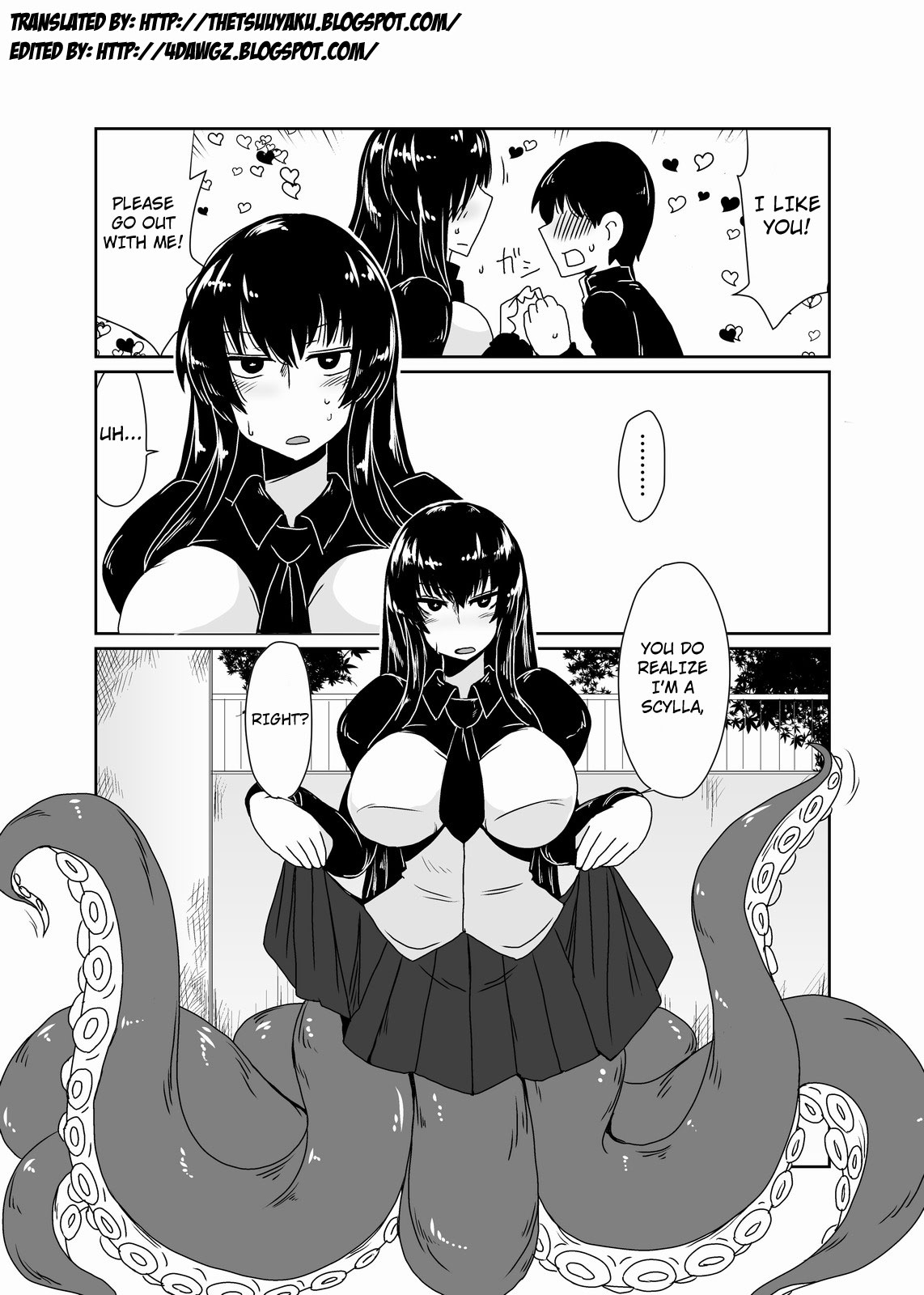 Scylla-san ni Makitsukarete. | In the Clutches of a Scylla page 2 full