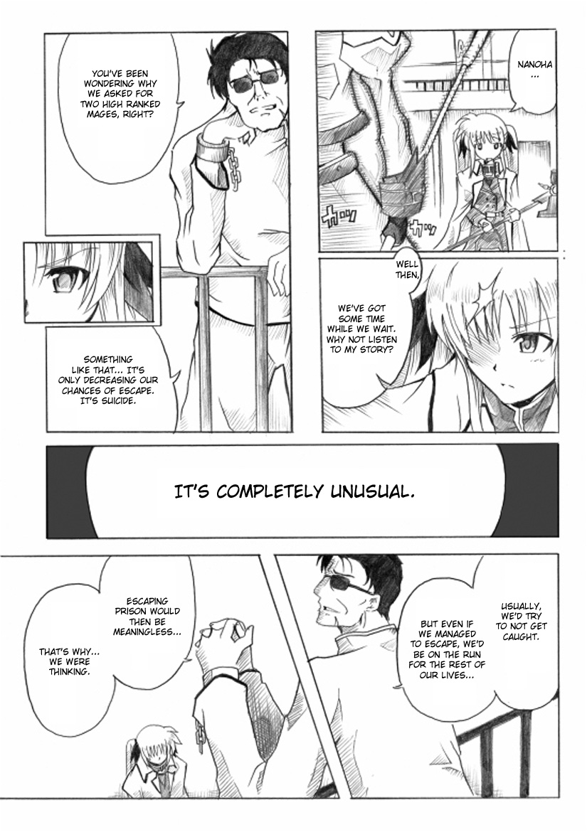 Nanoha Nijisousaku "Konton, Kidourokka" Dai Ichi-wa page 4 full