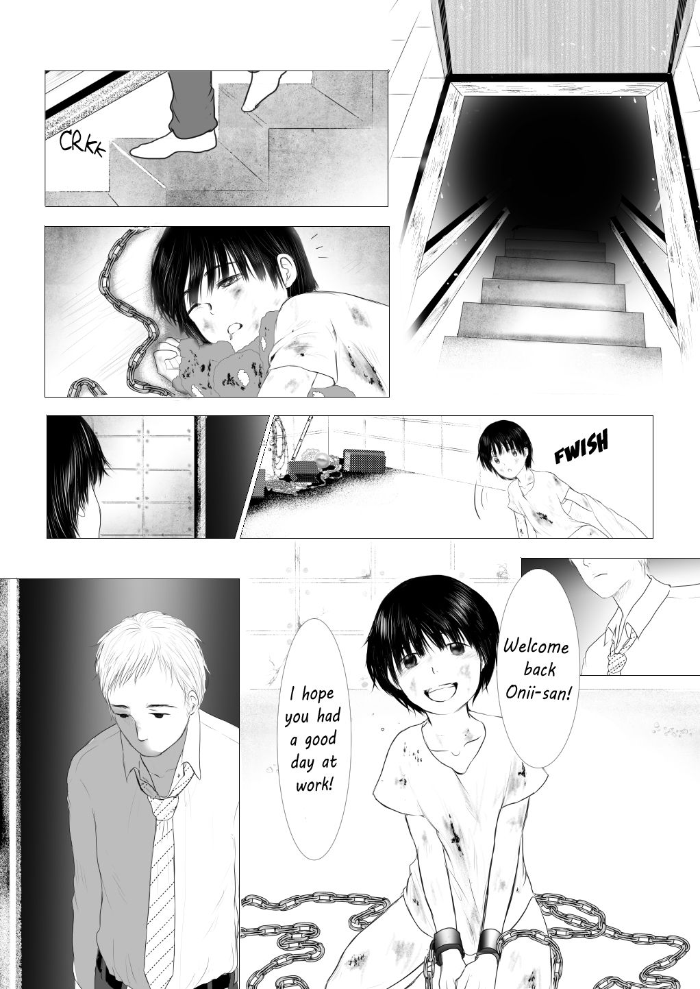 Chikashitsu de Kodomo wo Katteru Hanashi page 6 full