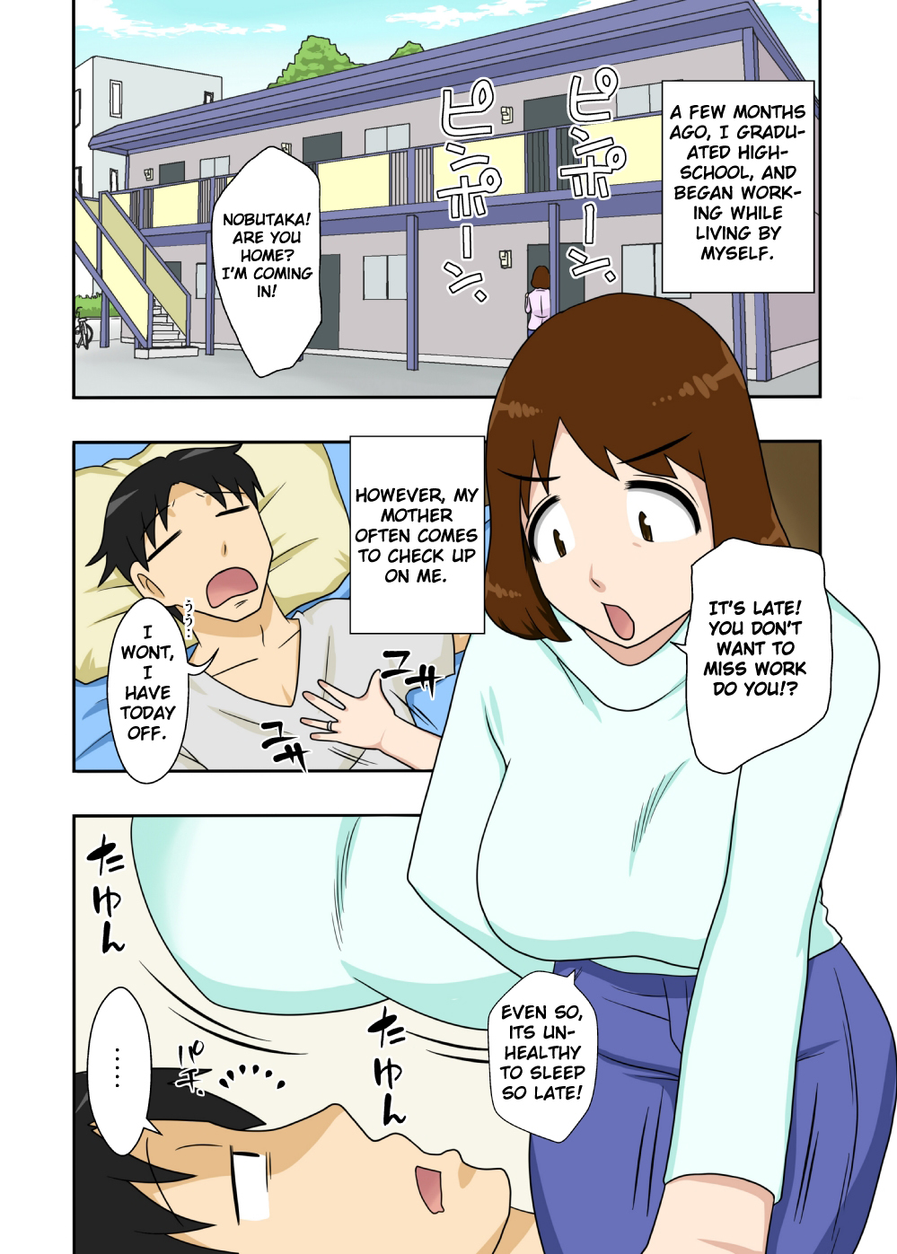 Toiu wake de, Zenra de Kaa-san ni Onegai shite mita. | For this reason, while naked, I tried to ask my mom page 2 full