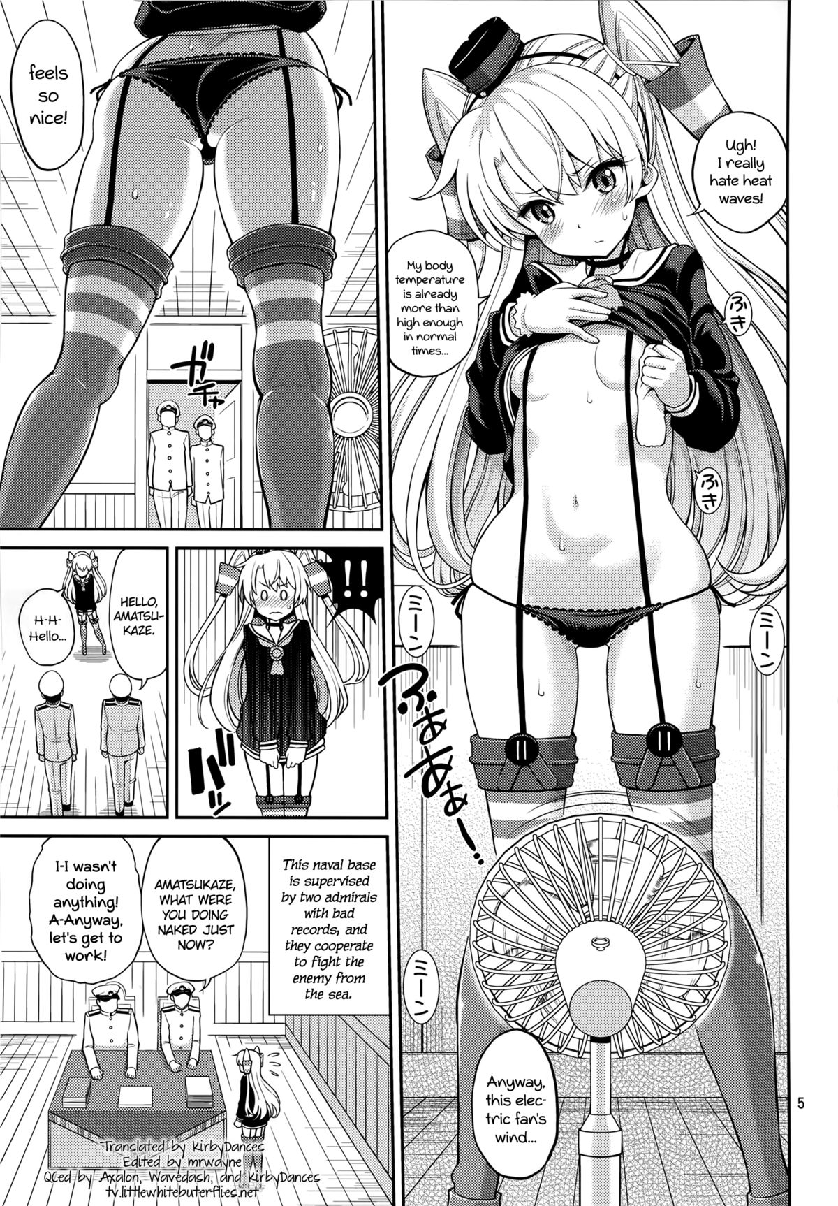 Amatsukaze-chan Asekkaki | Amatsukaze Sweats a Lot   =TV= page 4 full
