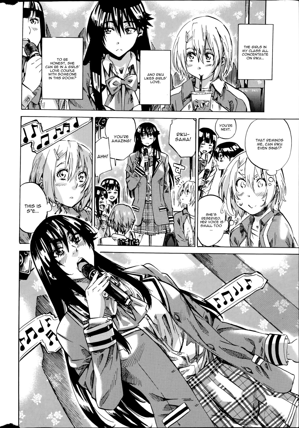 Yuri Zuki Kanojo wa Yuri Kanojo ga Dekinai Ch. 3 page 4 full