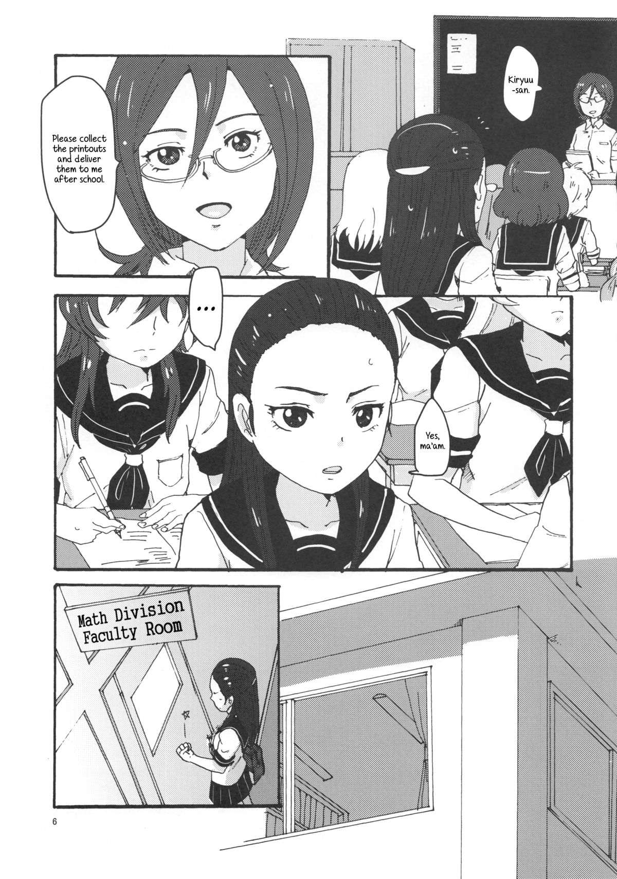 Kiryuu Sensei to Kiryuu-san! page 6 full