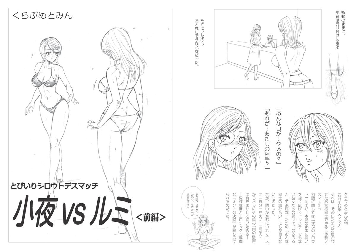 Moewrest 14 Tobiiri Death Match Sayo vs Rumi < Zenpen > page 3 full