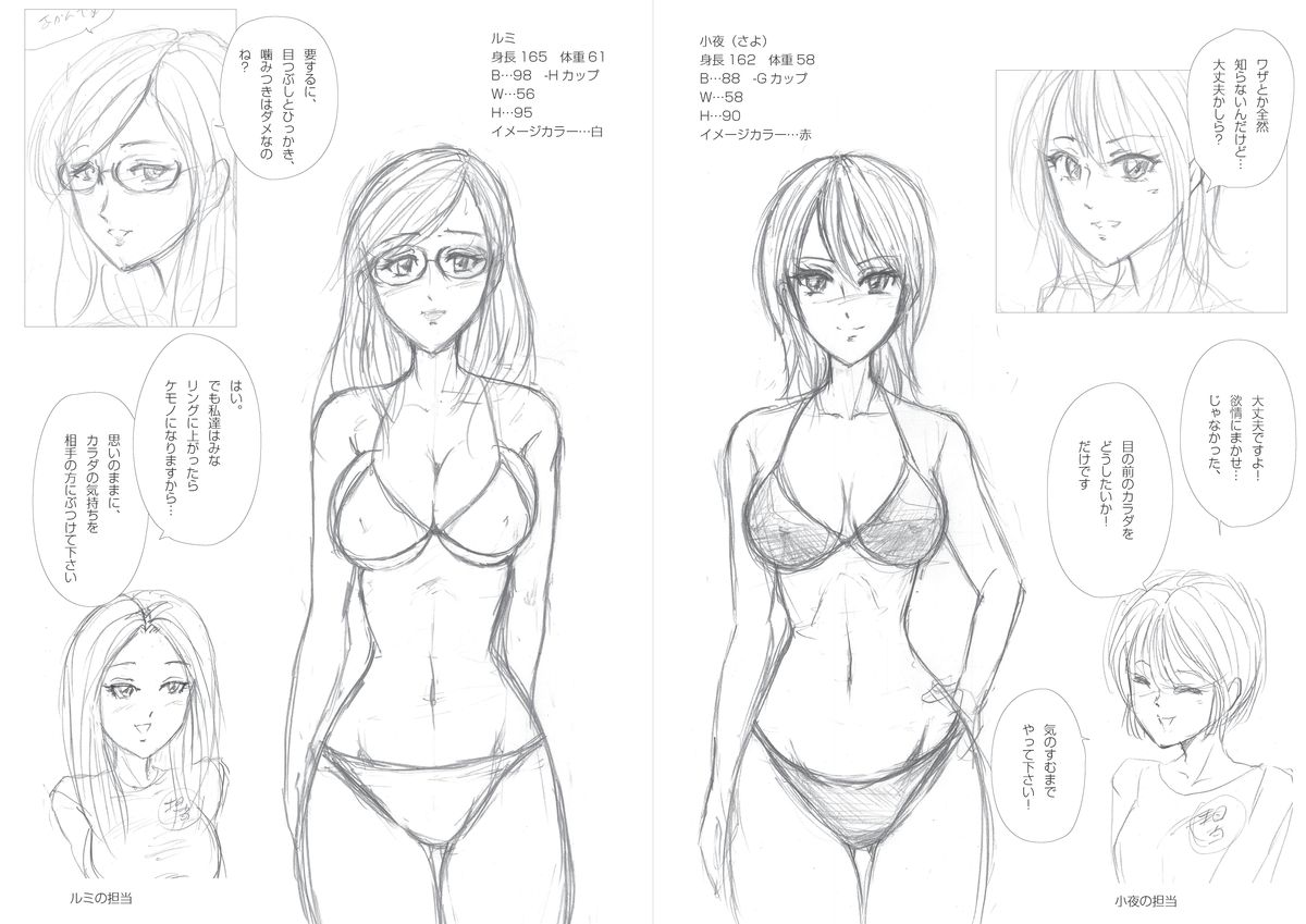 Moewrest 14 Tobiiri Death Match Sayo vs Rumi < Zenpen > page 4 full