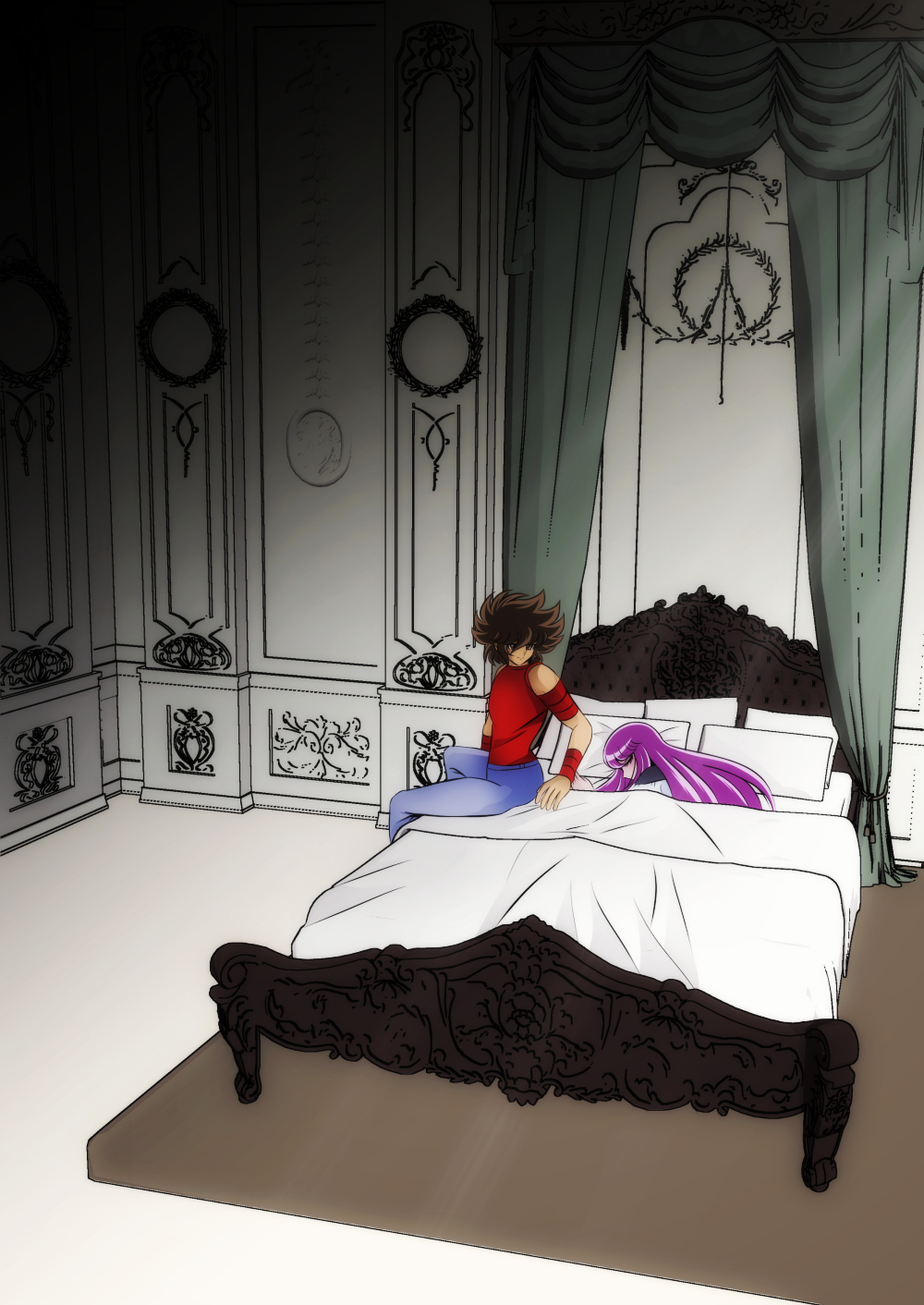 Seiya x Saori -   食事 page 1 full