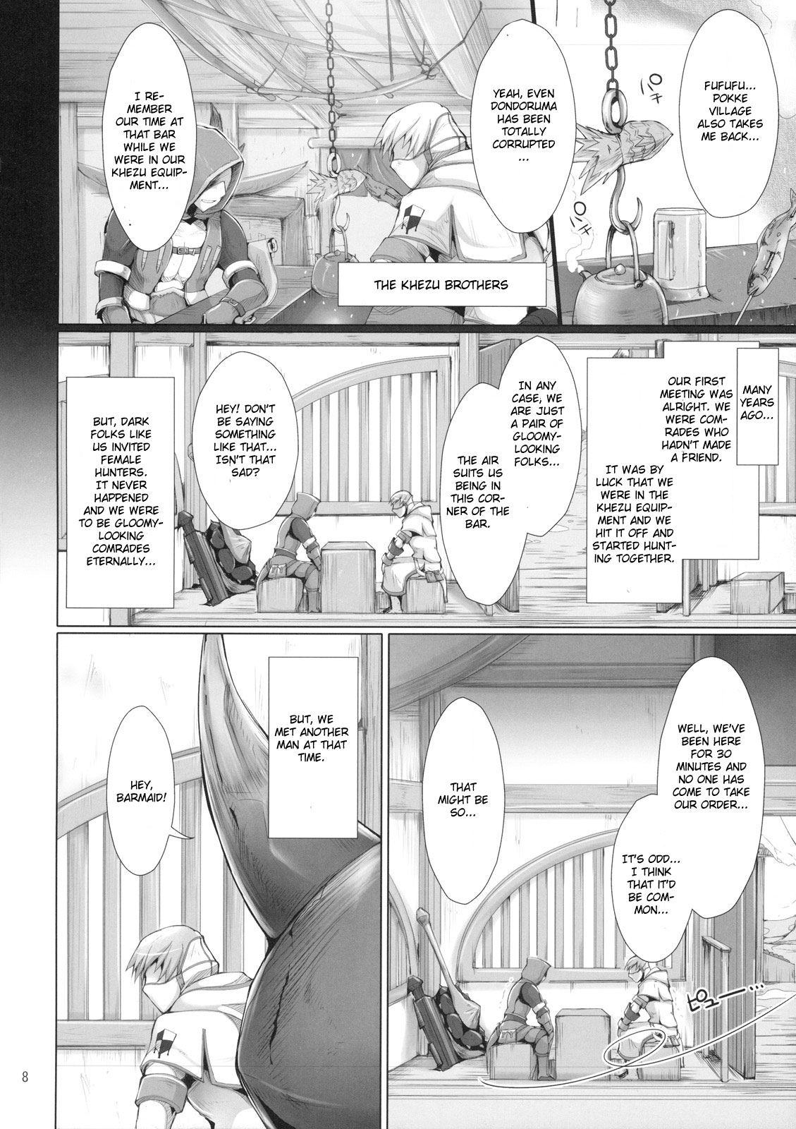 Monhan no Erohon 7 page 8 full